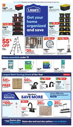 Weekly ad Lowe's 01/16/2025 - 01/22/2025