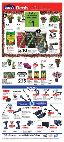 Weekly ad Lowe's 04/23/2026 - 05/06/2026