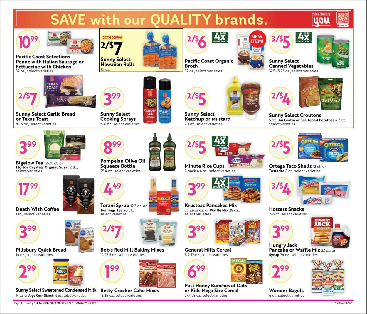 Weekly ad Lucky Supermarkets 12/03/2025 - 01/01/2026