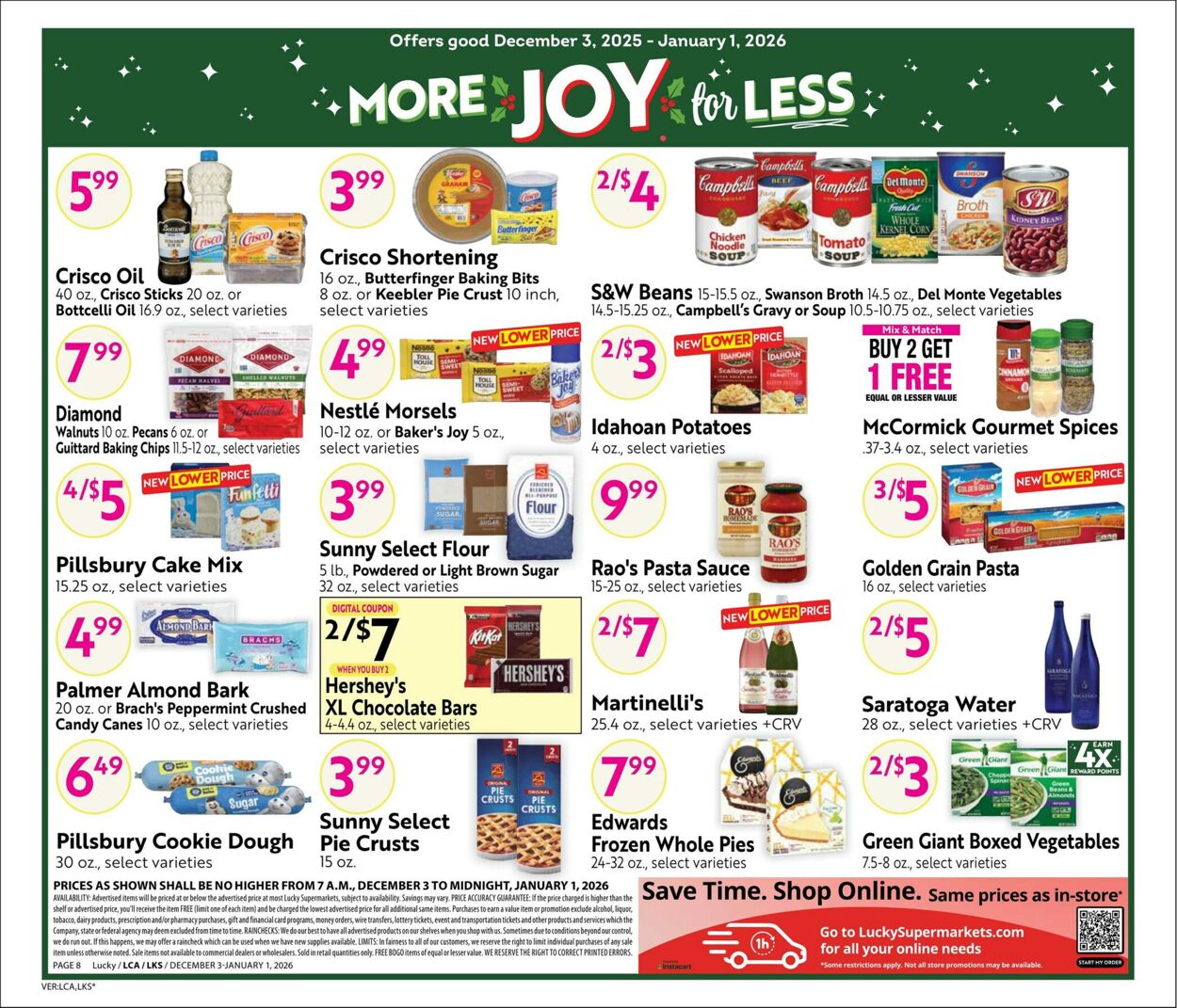 Weekly ad Lucky Supermarkets 12/03/2025 - 01/01/2026