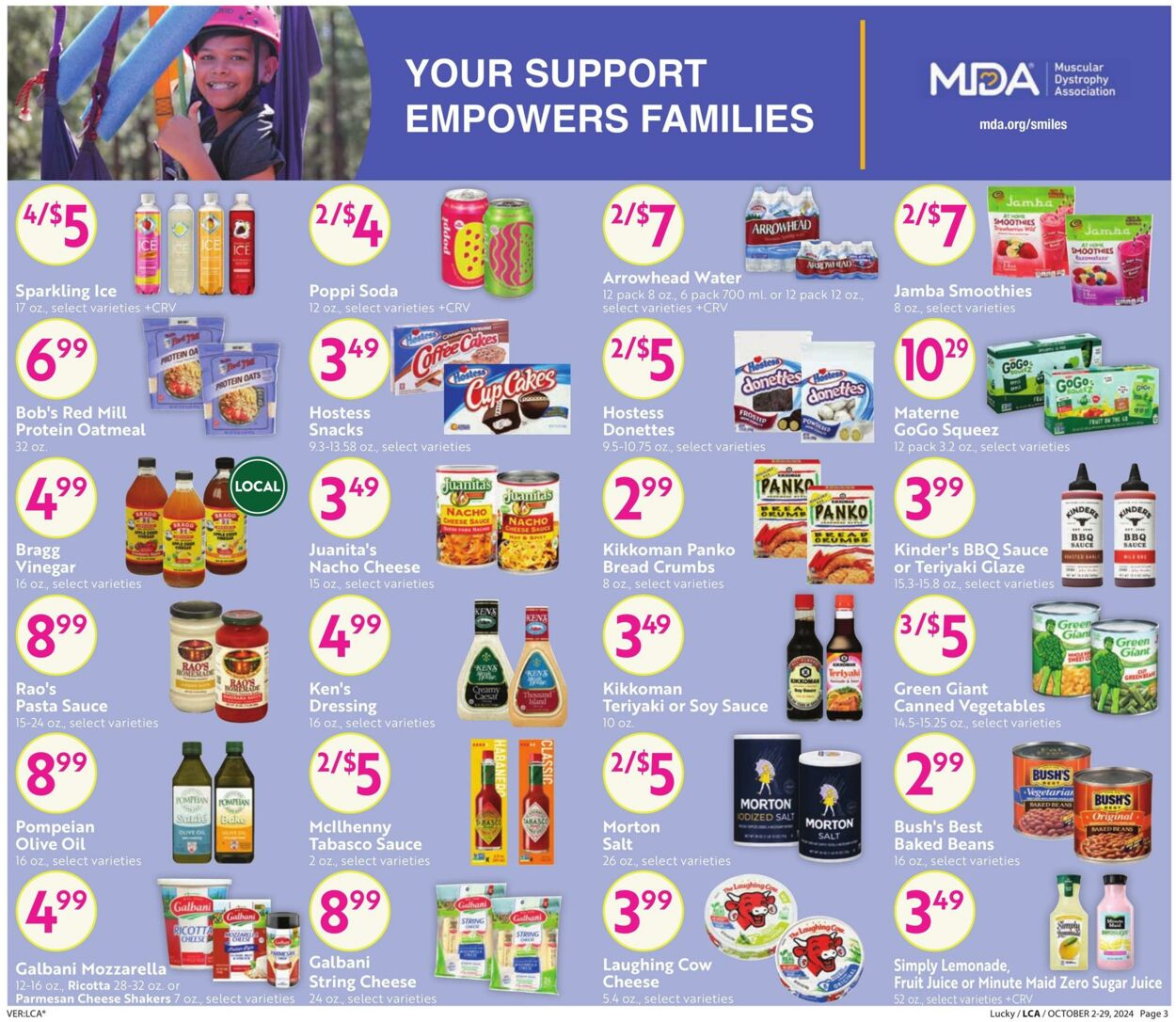 Weekly ad Lucky Supermarkets 10/02/2024 - 10/29/2024