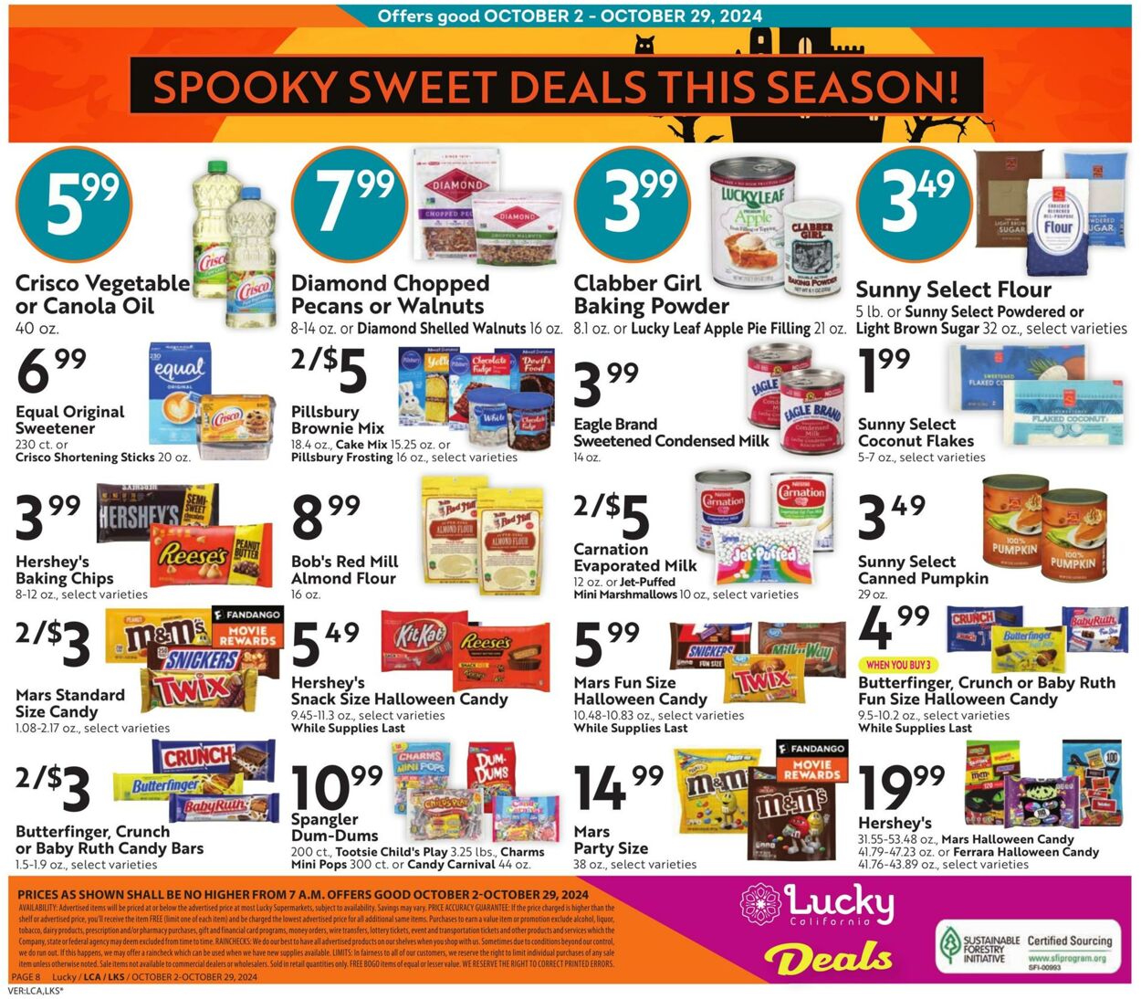 Weekly ad Lucky Supermarkets 10/02/2024 - 10/29/2024