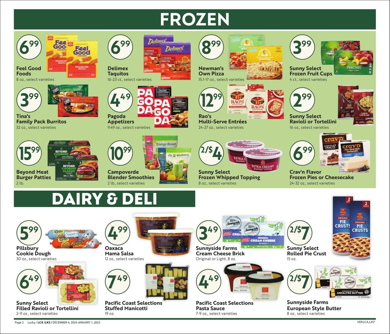 Weekly ad Lucky Supermarkets 12/04/2024 - 01/01/2025