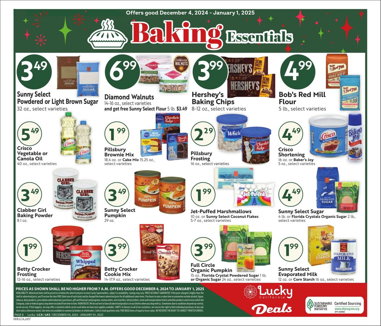 Weekly ad Lucky Supermarkets 12/04/2024 - 01/01/2025