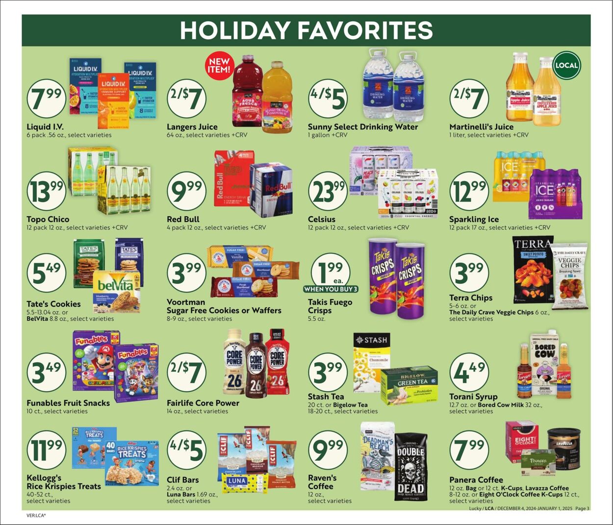 Weekly ad Lucky Supermarkets 12/04/2024 - 01/01/2025