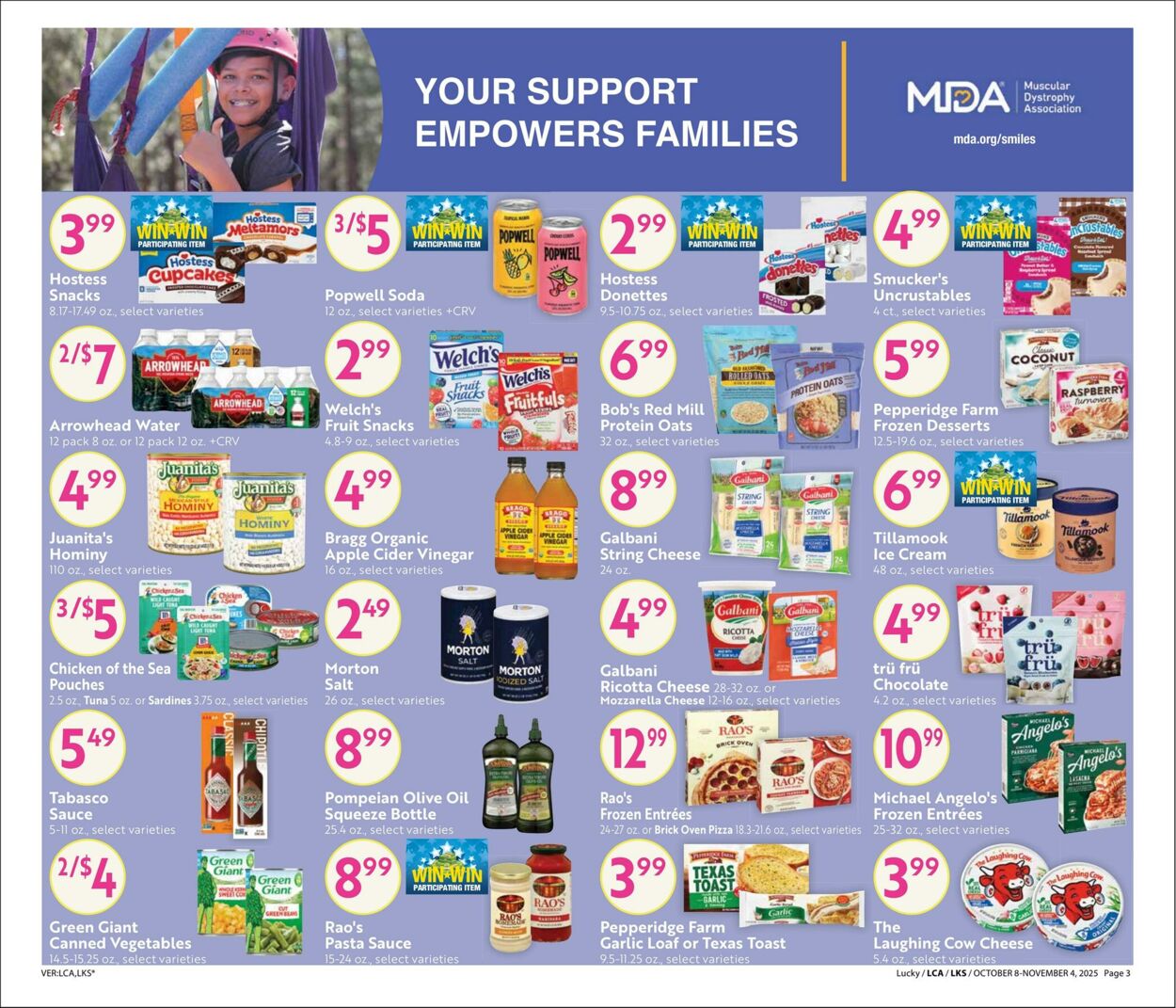 Weekly ad Lucky Supermarkets 10/08/2025 - 11/04/2025