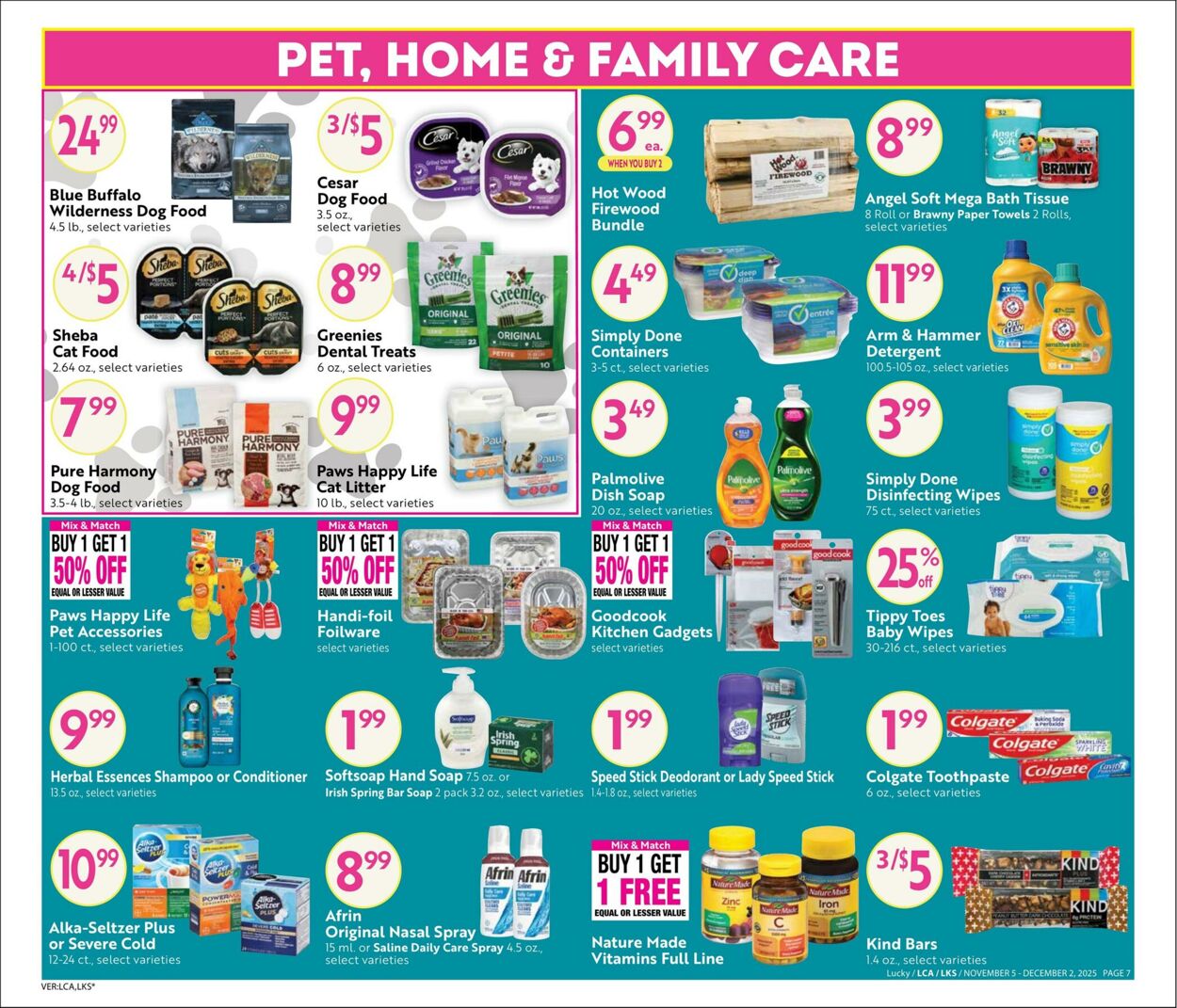 Weekly ad Lucky Supermarkets 11/05/2025 - 12/02/2025