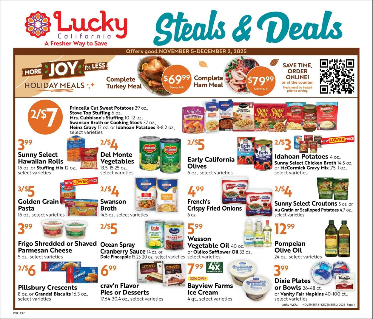 Weekly ad Lucky Supermarkets 11/05/2025 - 12/02/2025