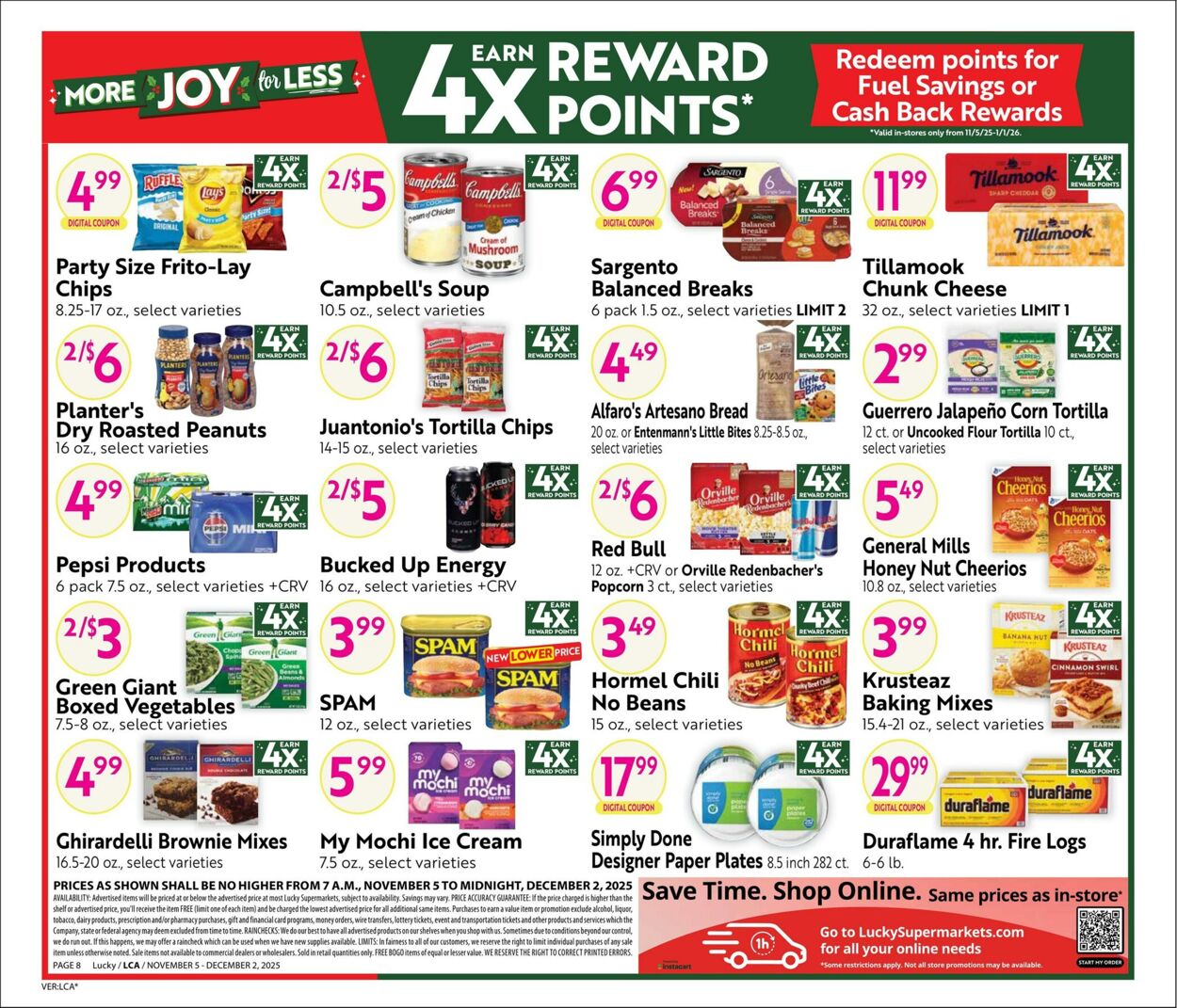 Weekly ad Lucky Supermarkets 11/05/2025 - 12/02/2025