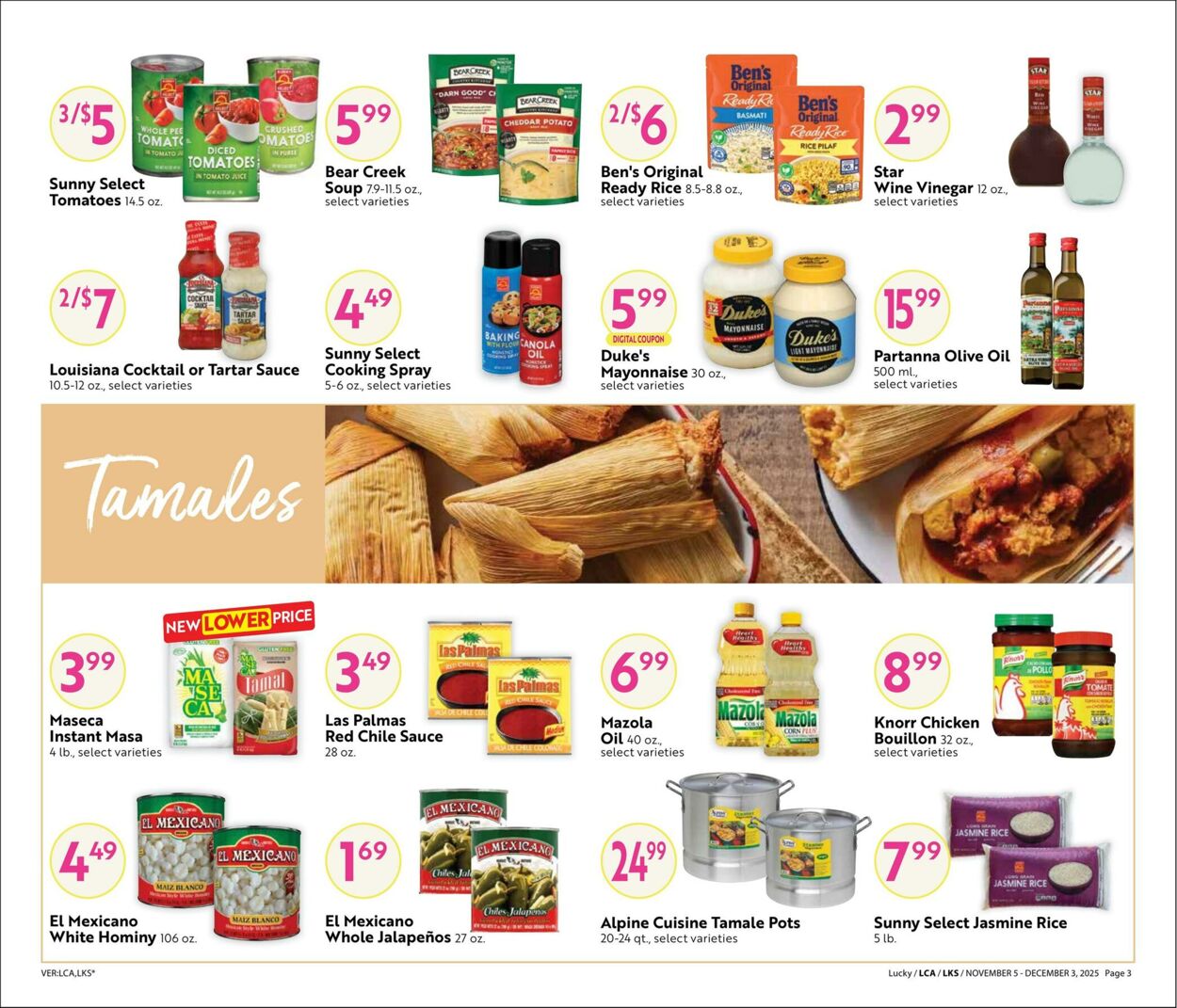 Weekly ad Lucky Supermarkets 11/05/2025 - 12/02/2025