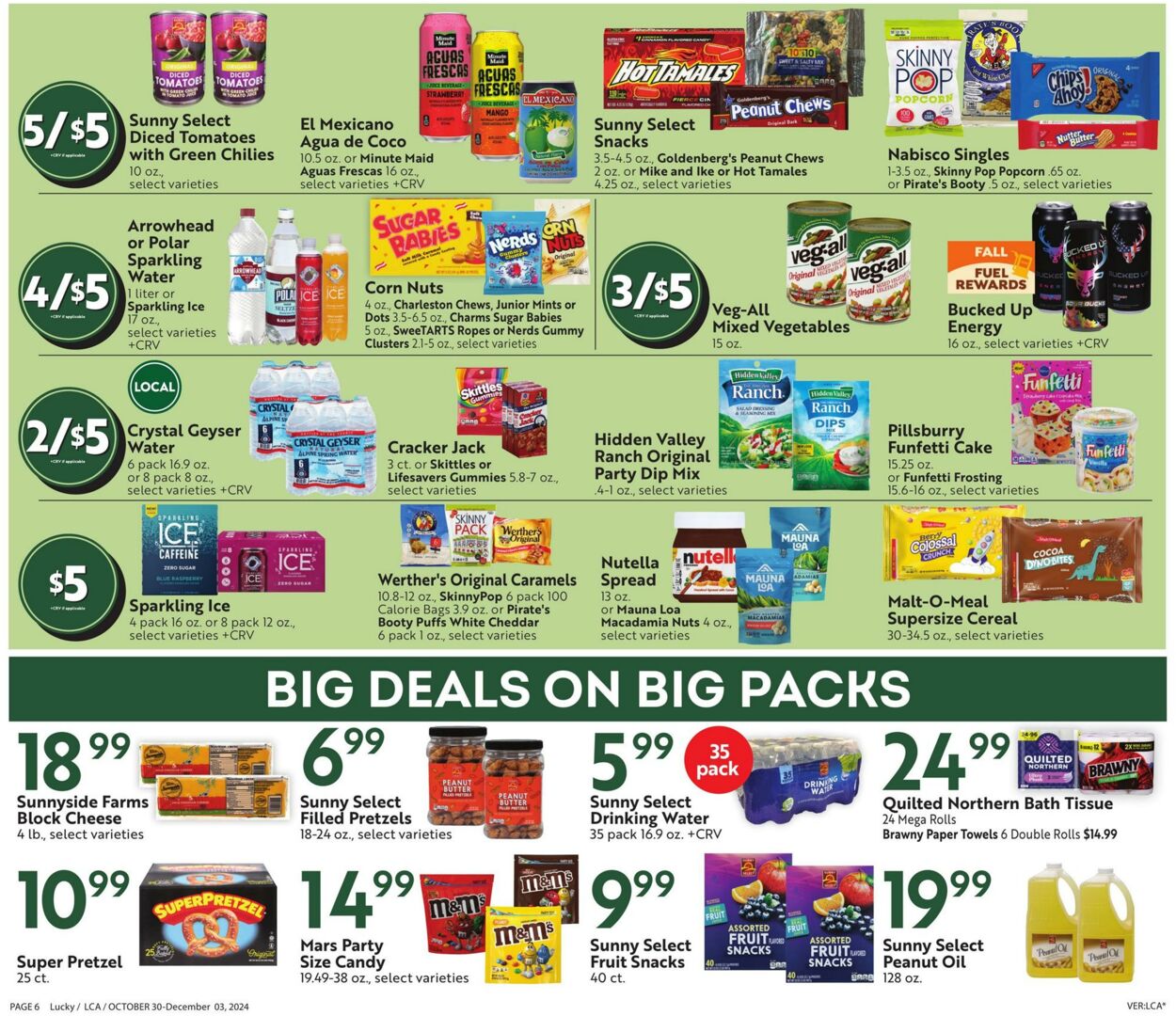 Weekly ad Lucky Supermarkets 10/30/2024 - 12/03/2024