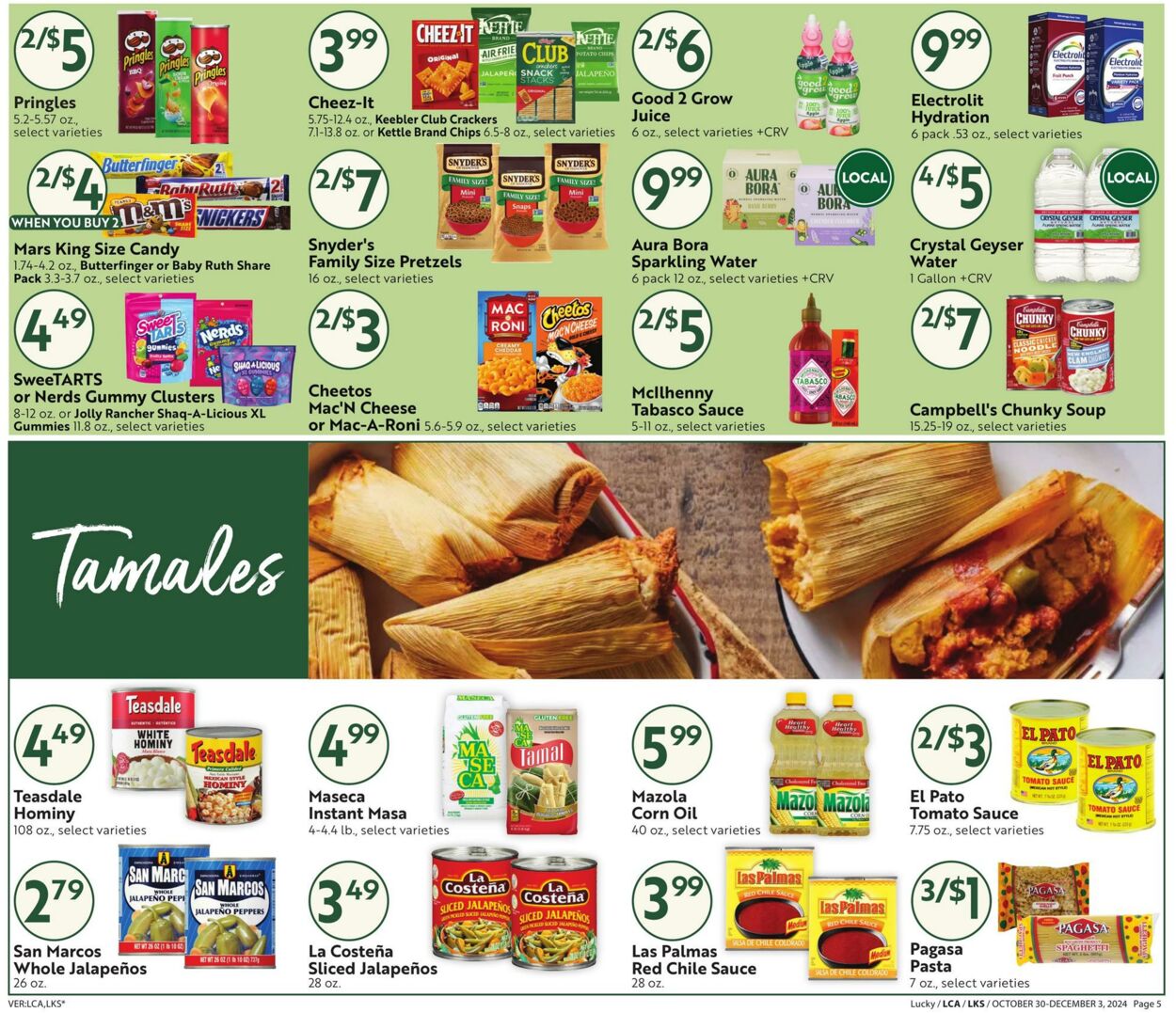 Weekly ad Lucky Supermarkets 10/30/2024 - 12/03/2024