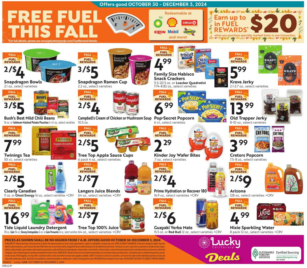 Weekly ad Lucky Supermarkets 10/30/2024 - 12/03/2024