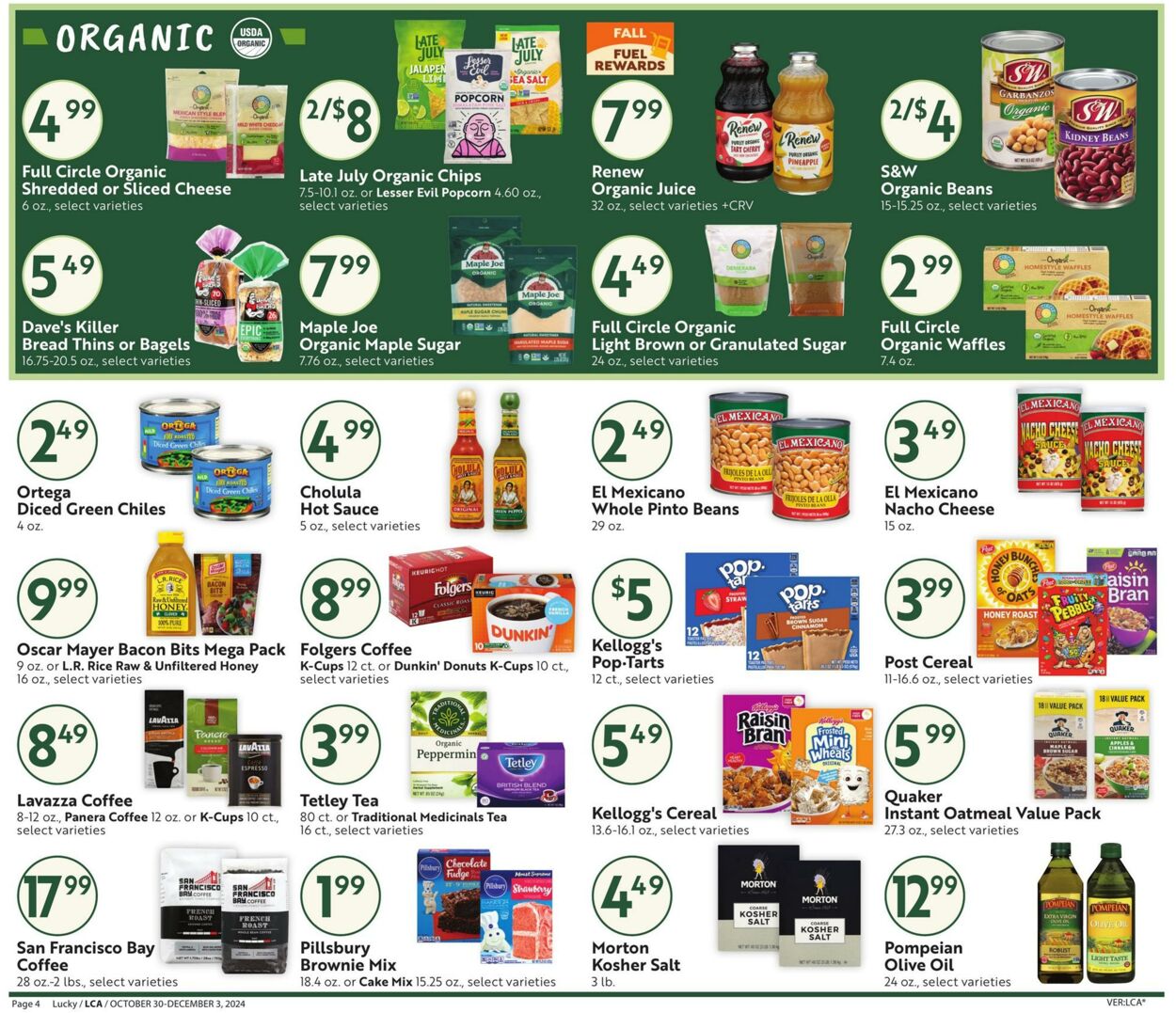 Weekly ad Lucky Supermarkets 10/30/2024 - 12/03/2024