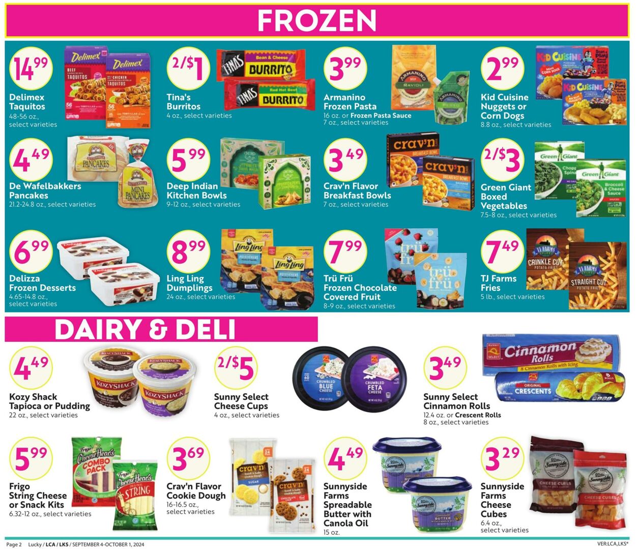 Weekly ad Lucky Supermarkets 09/04/2024 - 10/01/2024