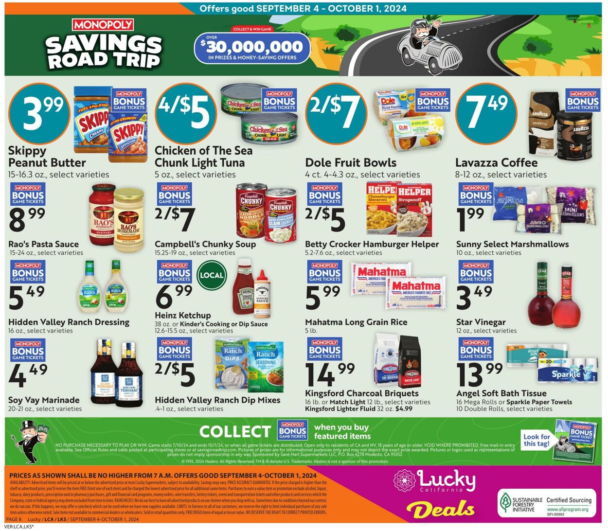 Weekly ad Lucky Supermarkets 09/04/2024 - 10/01/2024