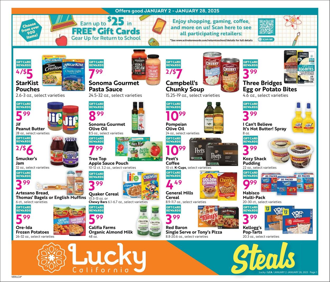 Weekly ad Lucky Supermarkets 01/02/2025 - 01/28/2025