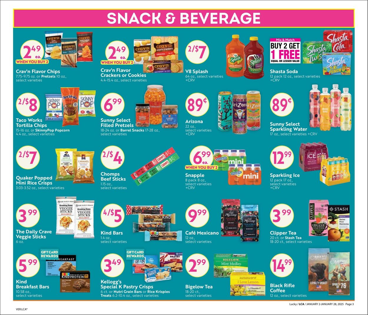 Weekly ad Lucky Supermarkets 01/02/2025 - 01/28/2025