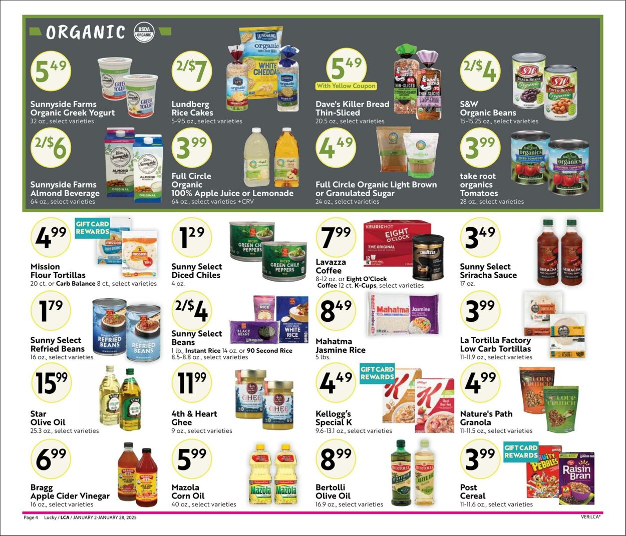 Weekly ad Lucky Supermarkets 01/02/2025 - 01/28/2025