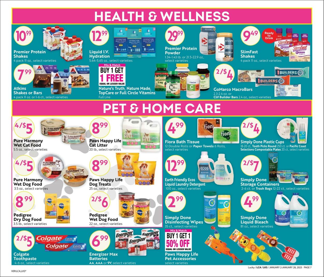 Weekly ad Lucky Supermarkets 01/02/2025 - 01/28/2025