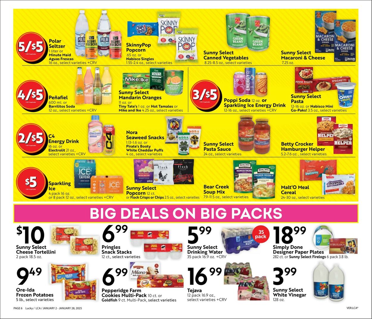 Weekly ad Lucky Supermarkets 01/02/2025 - 01/28/2025