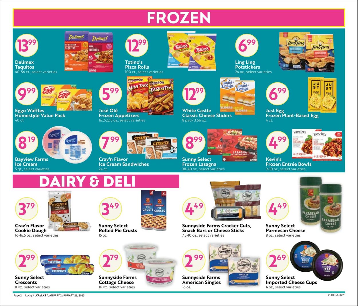 Weekly ad Lucky Supermarkets 01/02/2025 - 01/28/2025