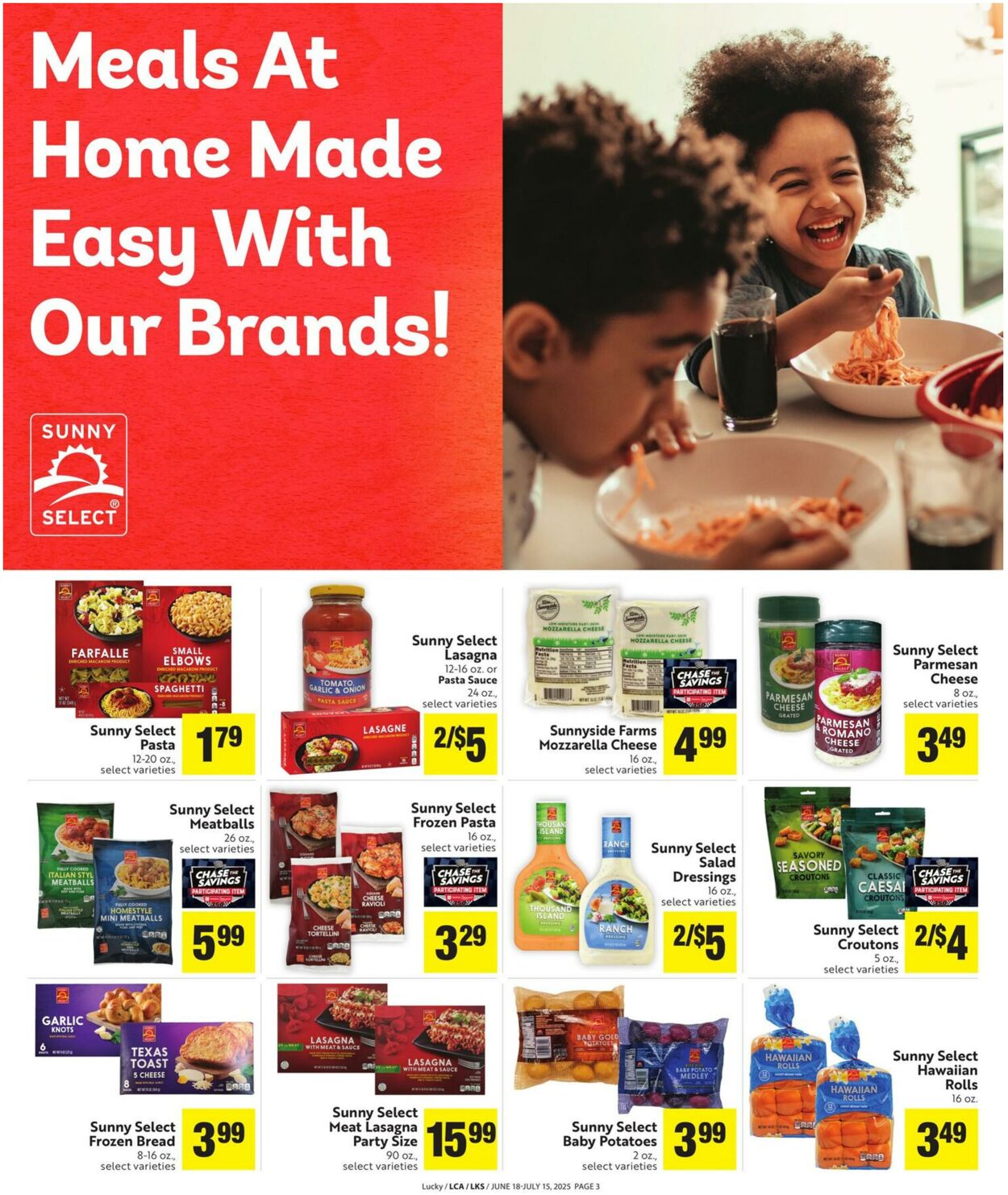Weekly ad Lucky Supermarkets 06/18/2025 - 07/15/2025
