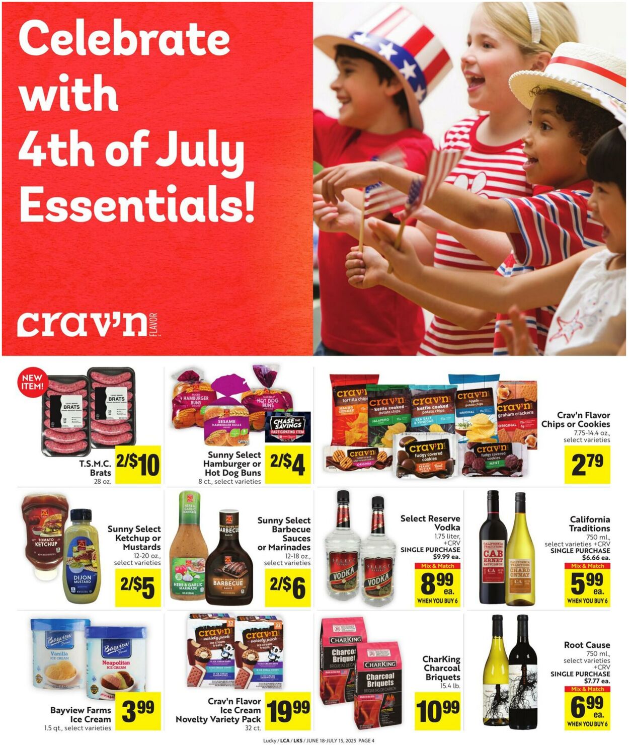 Weekly ad Lucky Supermarkets 06/18/2025 - 07/15/2025