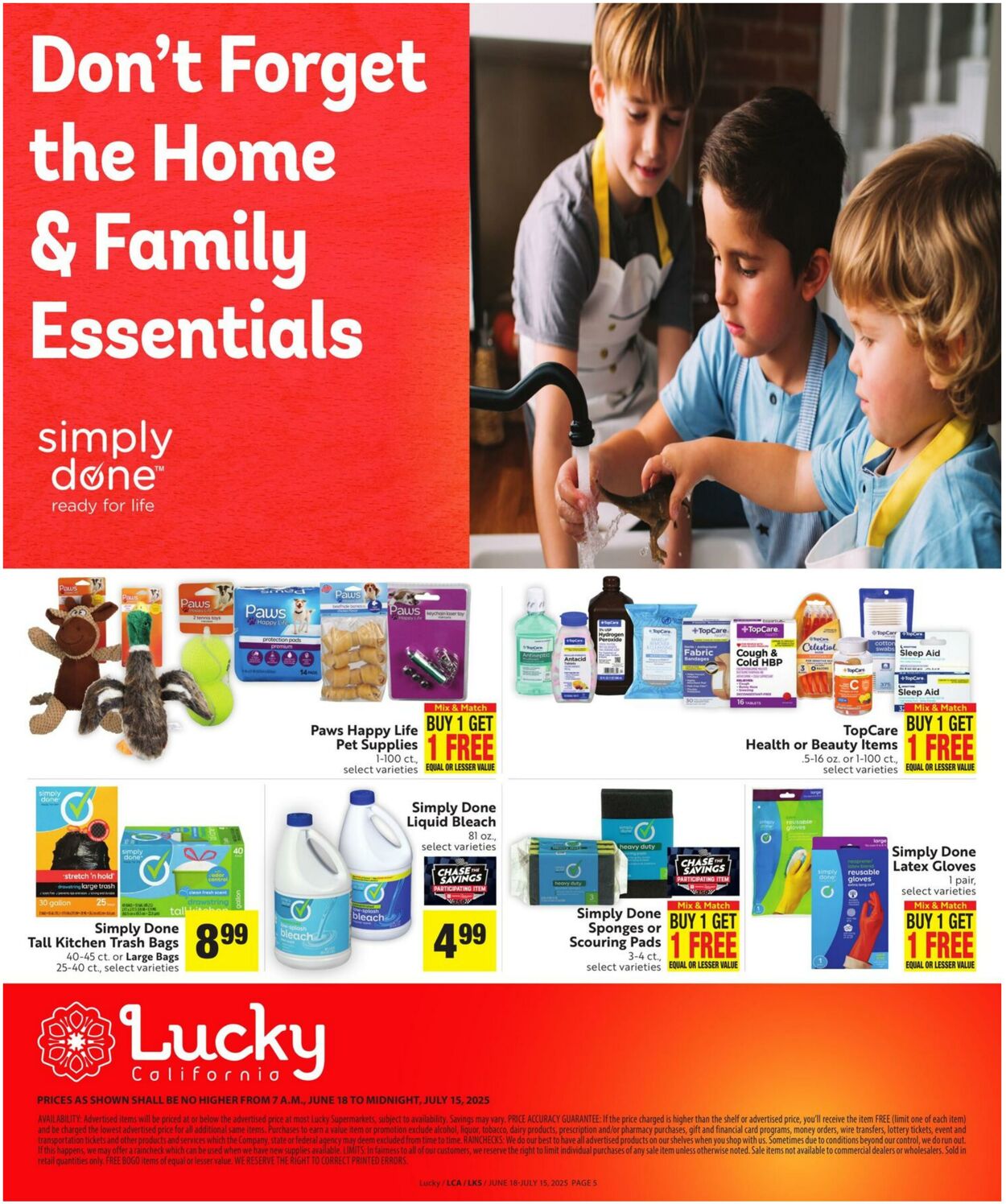 Weekly ad Lucky Supermarkets 06/18/2025 - 07/15/2025