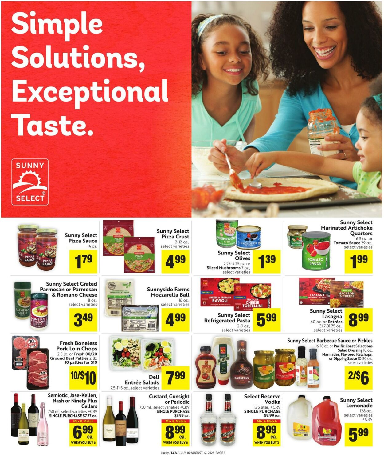 Weekly ad Lucky Supermarkets 07/16/2025 - 08/12/2025