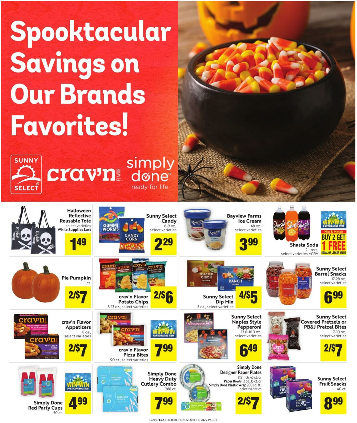 Weekly ad Lucky Supermarkets 10/08/2025 - 11/04/2025