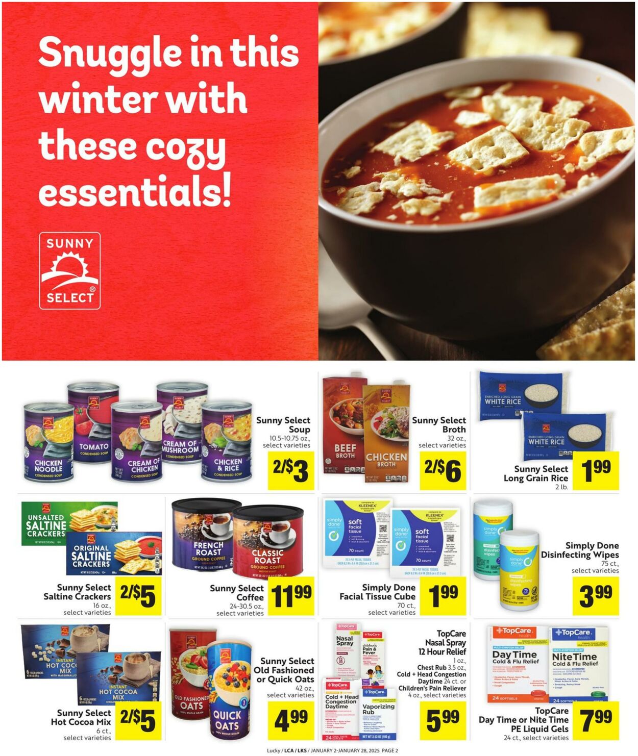 Weekly ad Lucky Supermarkets 01/02/2025 - 01/28/2025