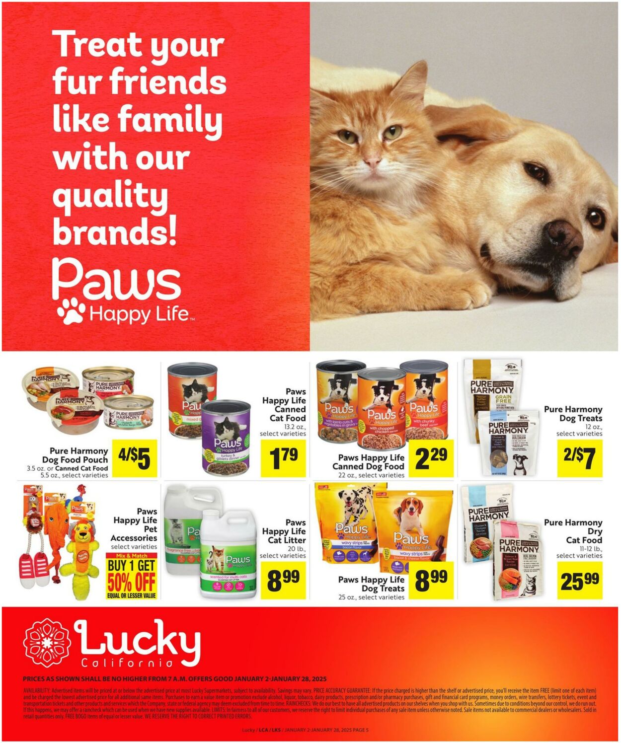 Weekly ad Lucky Supermarkets 01/02/2025 - 01/28/2025