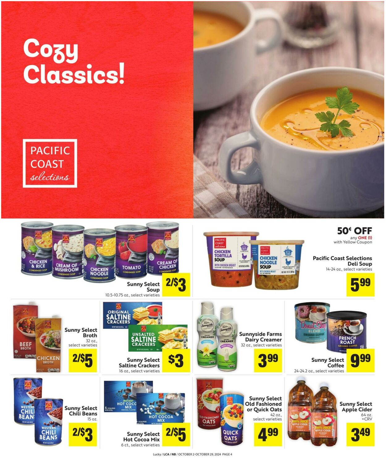 Weekly ad Lucky Supermarkets 10/02/2024 - 10/29/2024