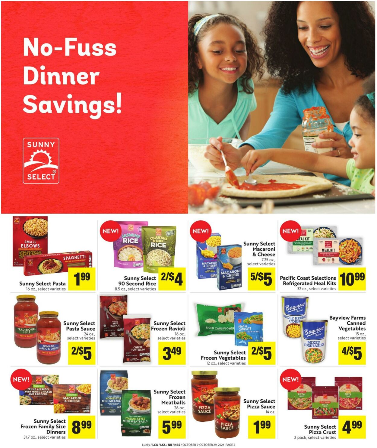 Weekly ad Lucky Supermarkets 10/02/2024 - 10/29/2024