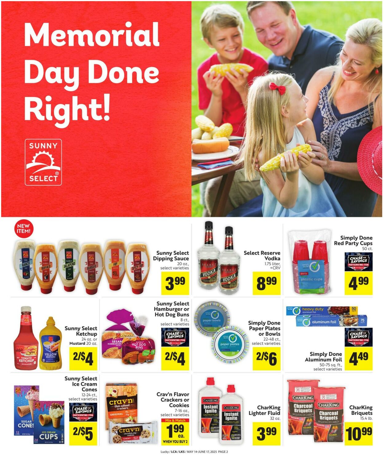 Weekly ad Lucky Supermarkets 05/14/2025 - 06/17/2025