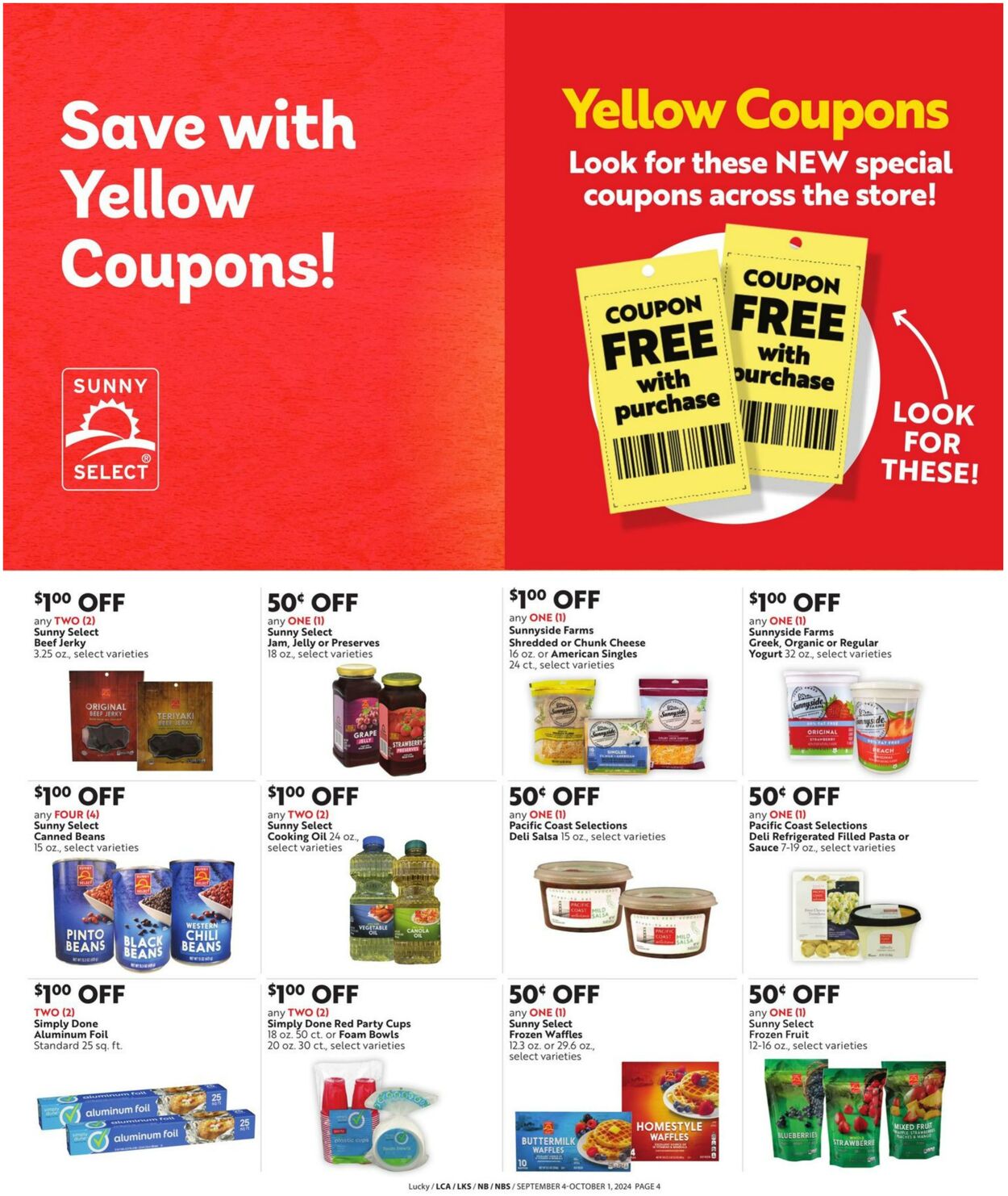 Weekly ad Lucky Supermarkets 09/04/2024 - 10/01/2024