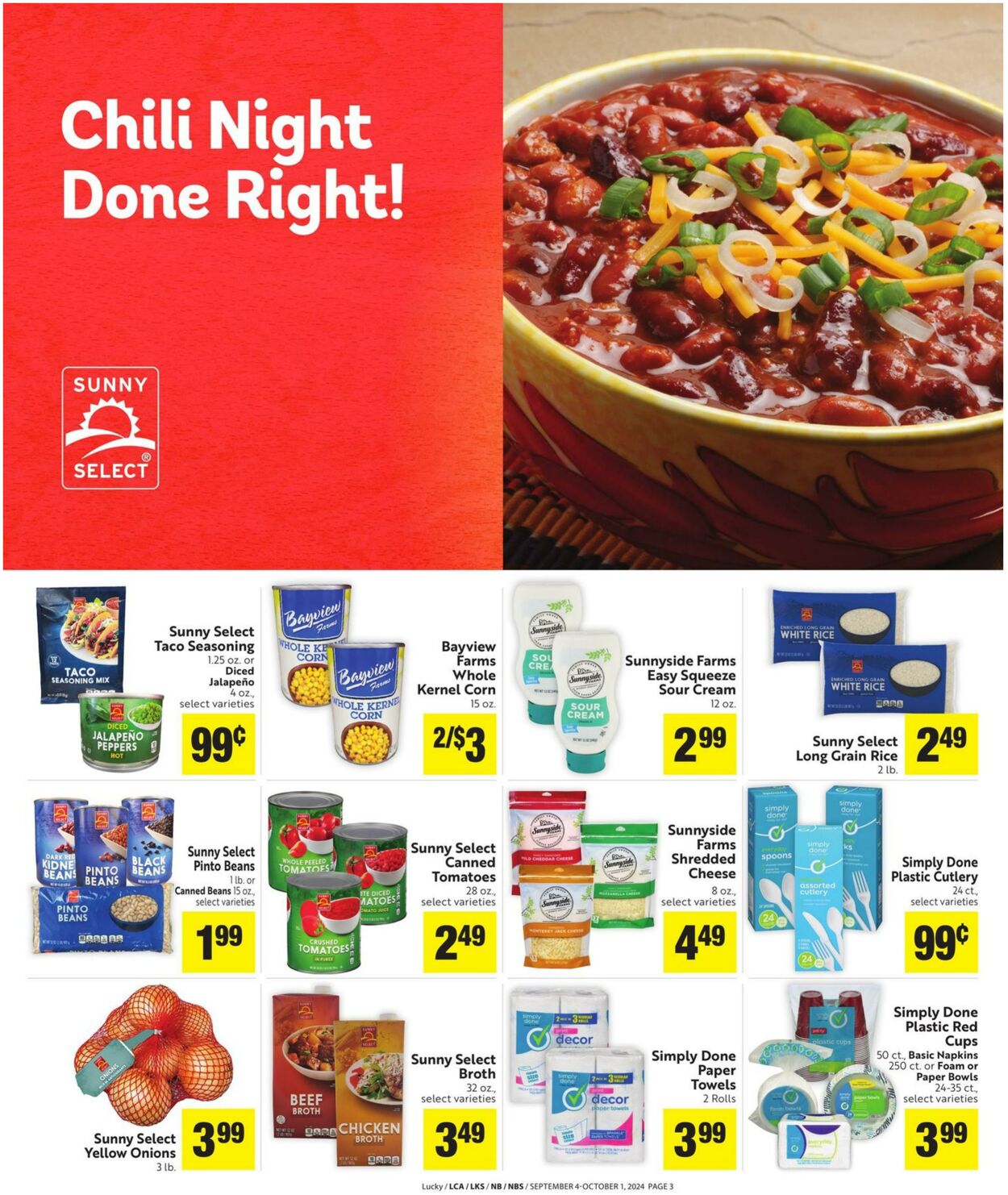 Weekly ad Lucky Supermarkets 09/04/2024 - 10/01/2024