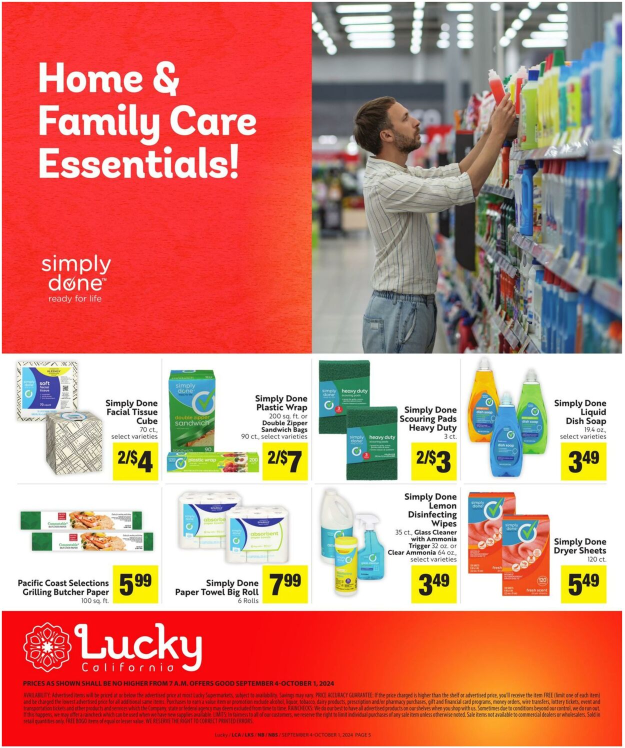 Weekly ad Lucky Supermarkets 09/04/2024 - 10/01/2024