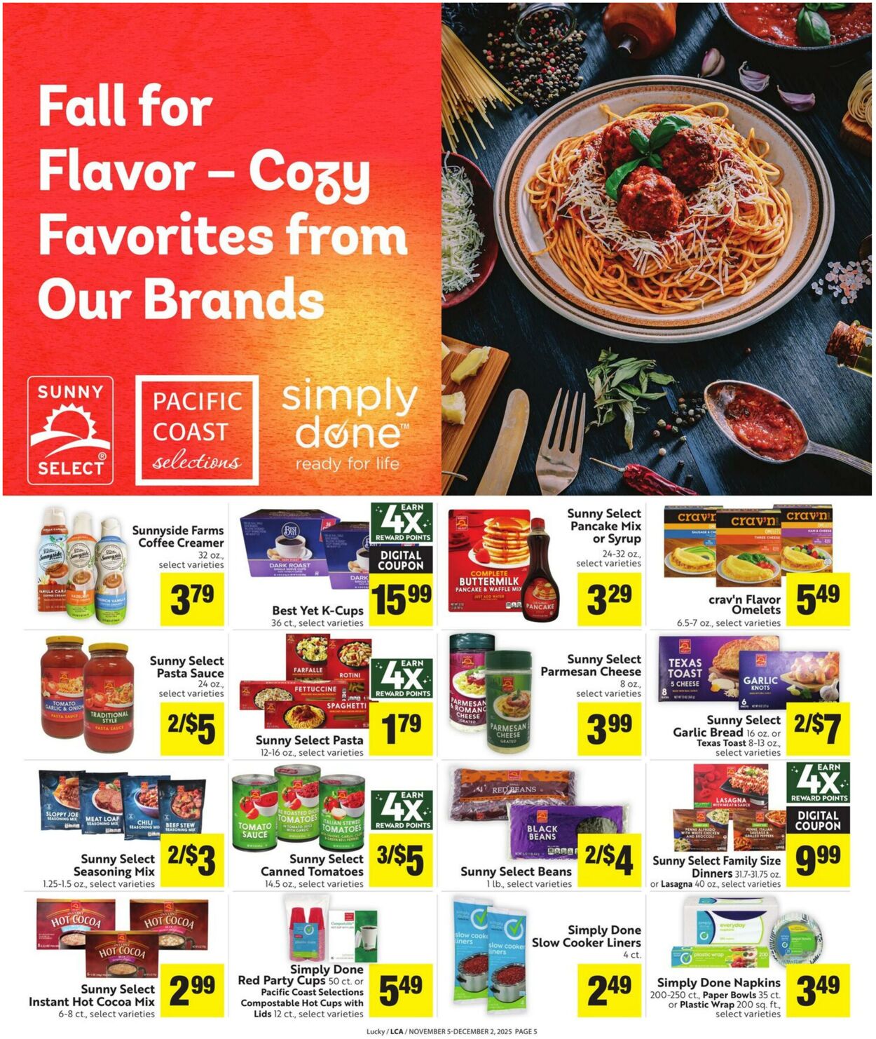 Weekly ad Lucky Supermarkets 11/05/2025 - 12/02/2025