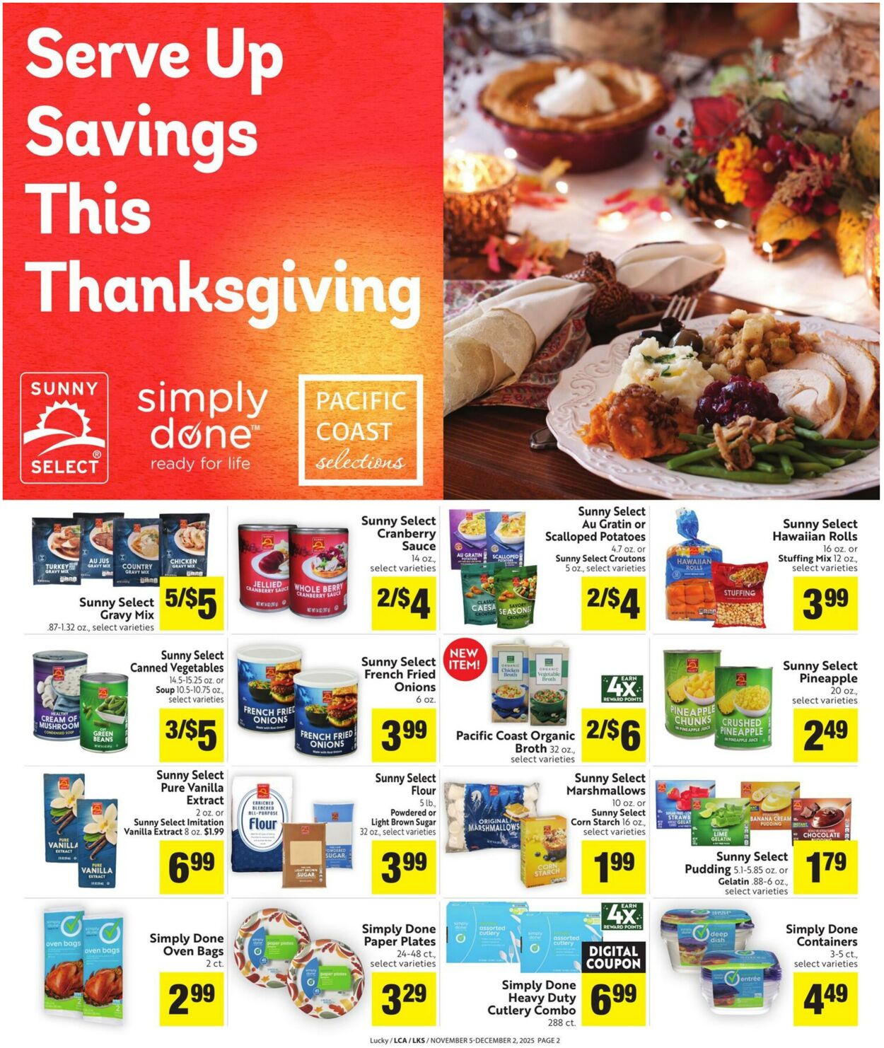 Weekly ad Lucky Supermarkets 11/05/2025 - 12/02/2025