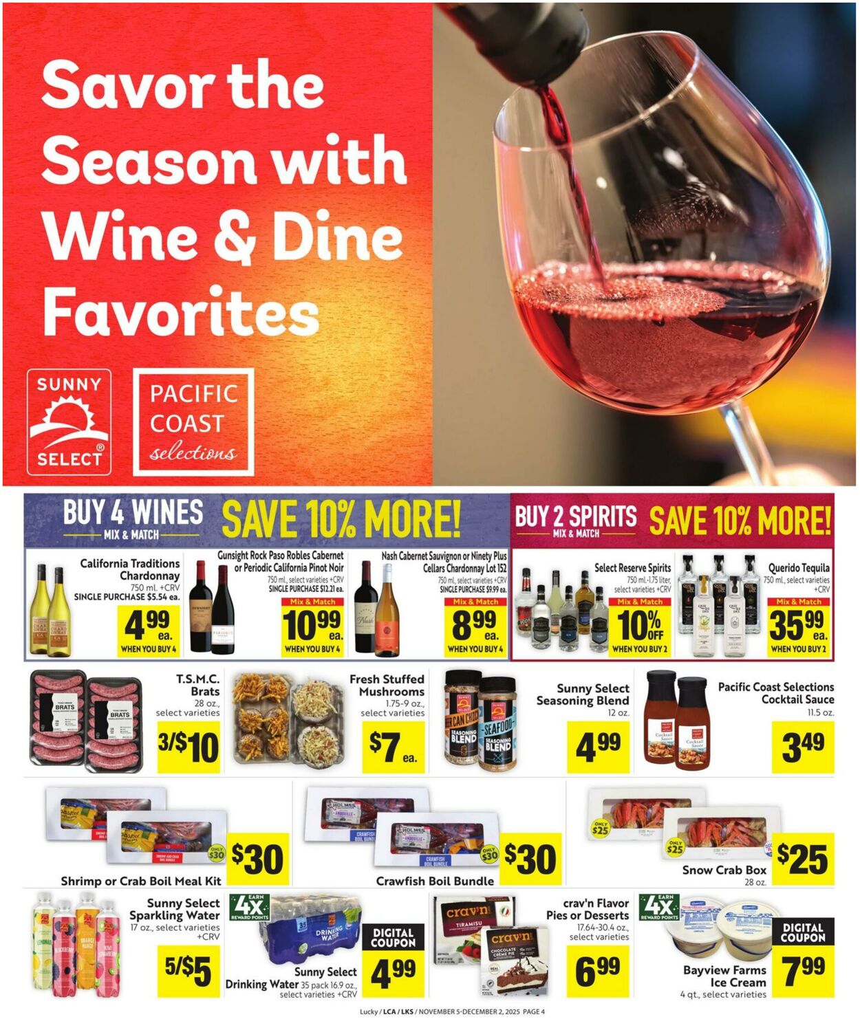 Weekly ad Lucky Supermarkets 11/05/2025 - 12/02/2025