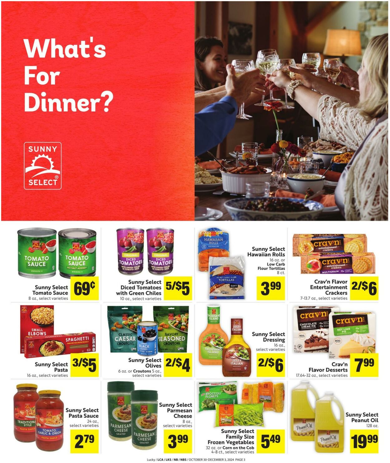 Weekly ad Lucky Supermarkets 10/30/2024 - 12/03/2024