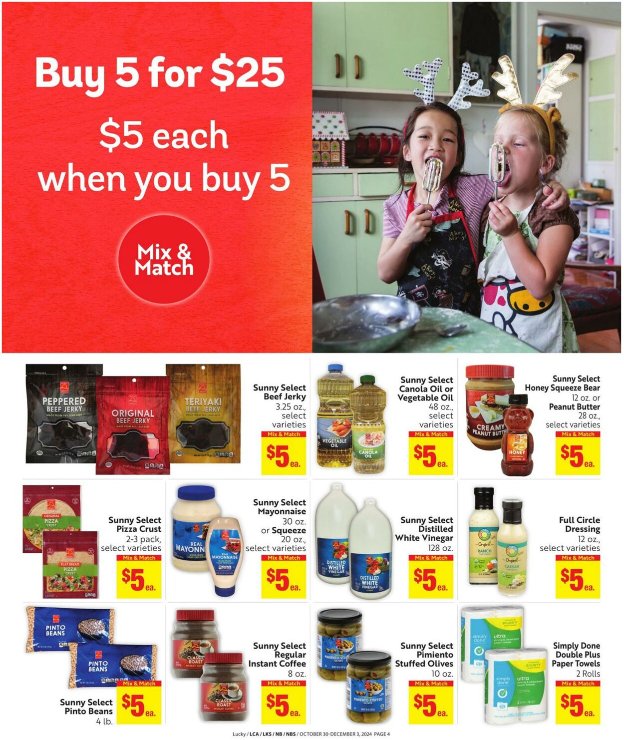 Weekly ad Lucky Supermarkets 10/30/2024 - 12/03/2024