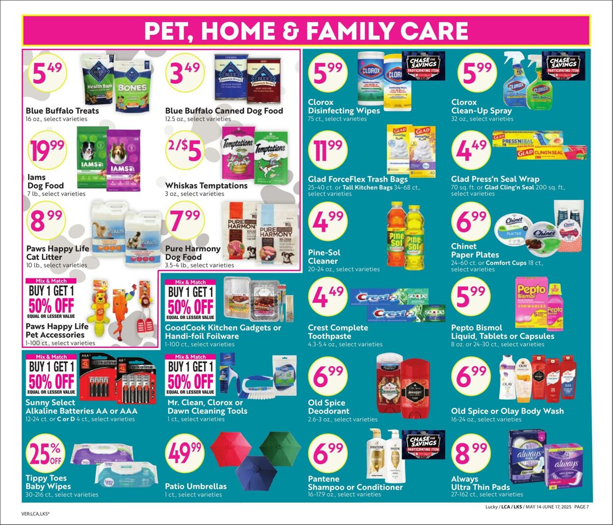 Weekly ad Lucky Supermarkets 05/14/2025 - 06/17/2025
