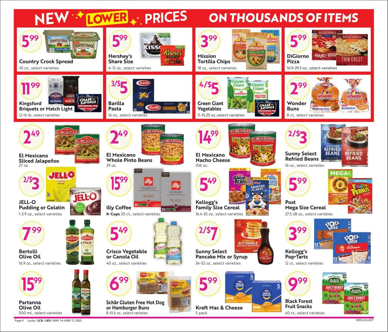 Weekly ad Lucky Supermarkets 05/14/2025 - 06/17/2025