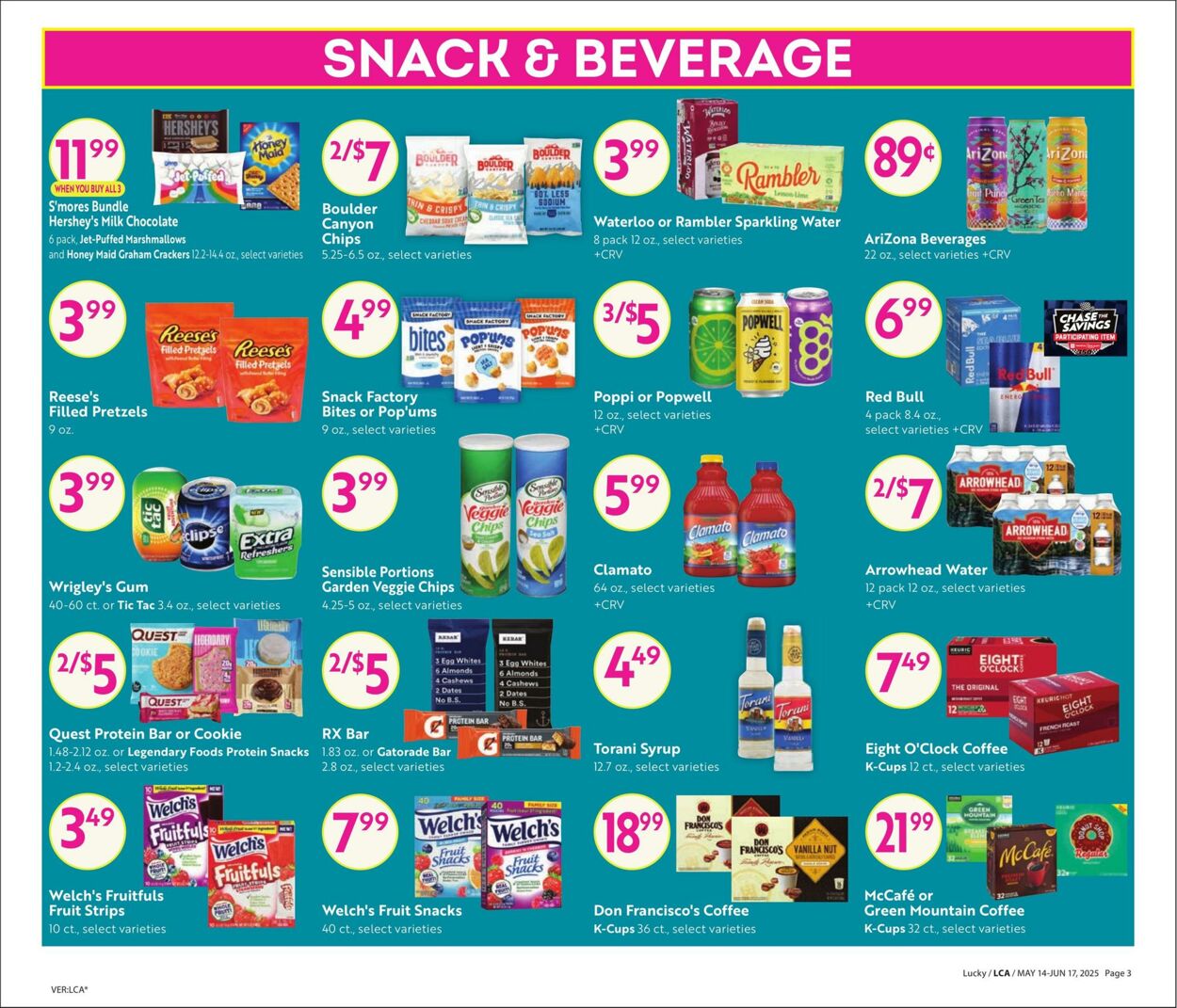 Weekly ad Lucky Supermarkets 05/14/2025 - 06/17/2025