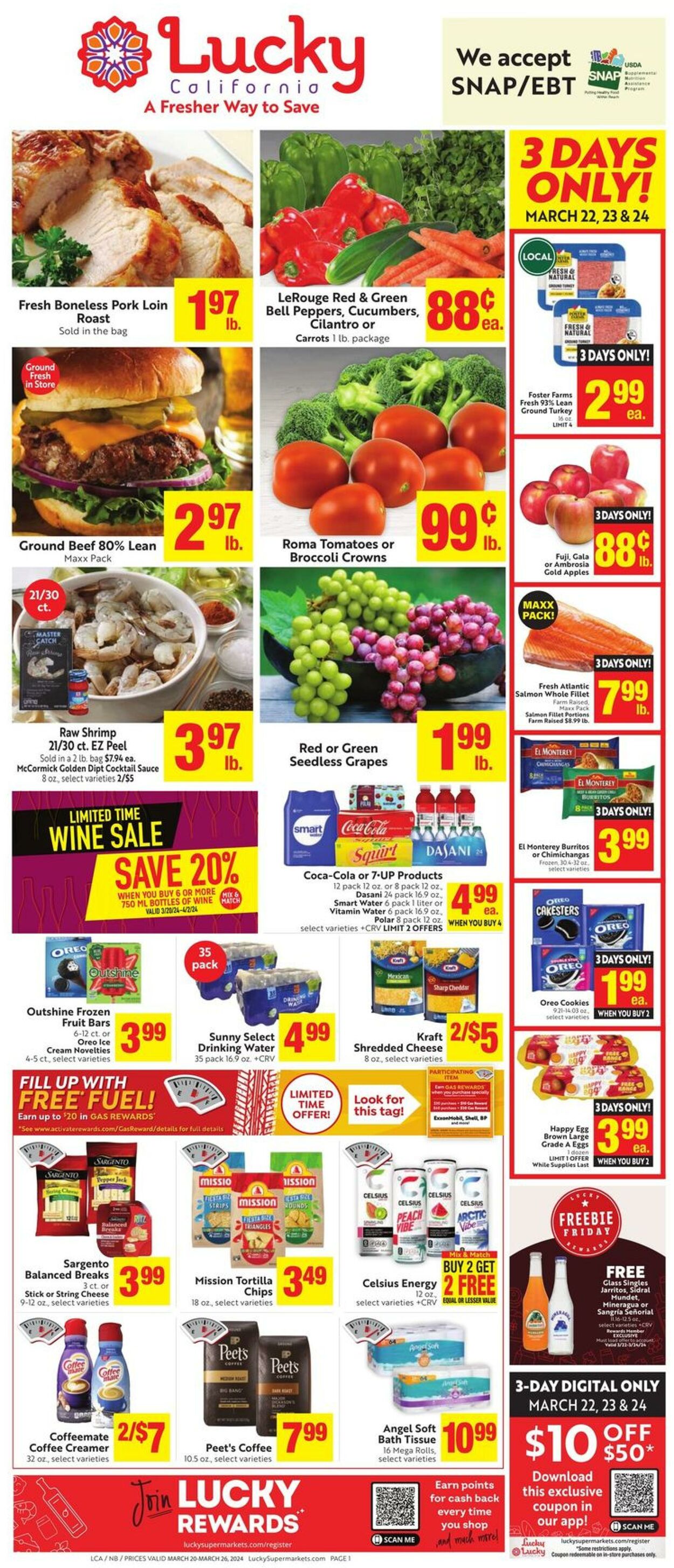 Weekly ad Lucky Supermarkets 03/20/2024 - 03/26/2024