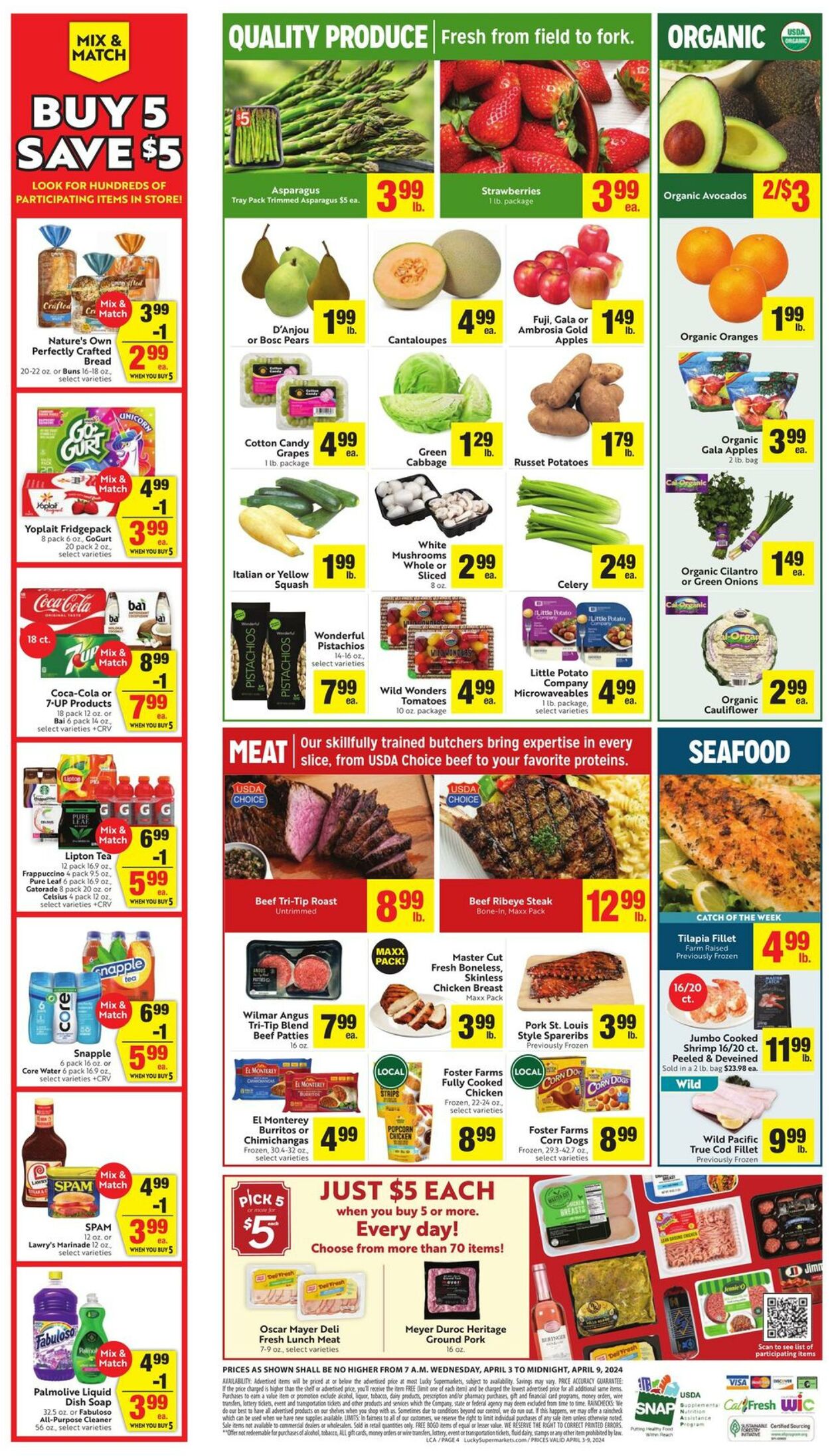 Weekly ad Lucky Supermarkets 04/03/2024 - 04/09/2024