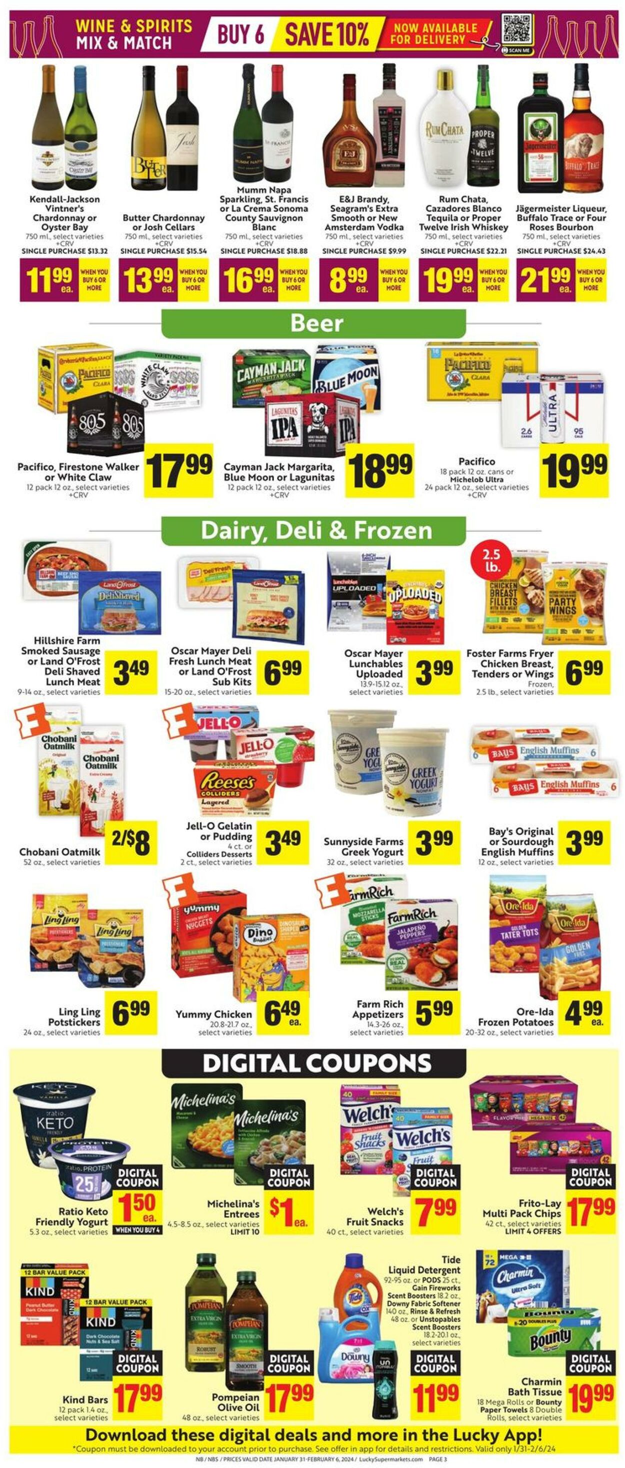 Weekly ad Lucky Supermarkets 01/31/2024 - 02/06/2024